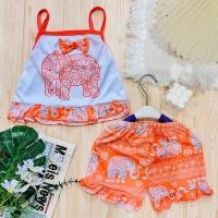 ราคา ชุดเด็กสายเดี่ยวลายช้างไทย (21932901579)