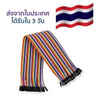 ราคา Male to Male Dupont Line 40 Pin 30cm (428098949)