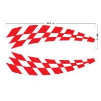 ราคา แต่งขอบ คิ้วล้อ รถ 1 ชุด มี 2 ชิ้น สติ๊กเกอร์ แต่งรถ ขอบล้อ ซุ้มล้อ (18783825957)