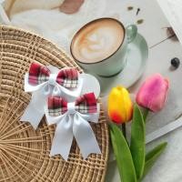 ราคา โบว์ติดผมนักเรียนลายสก๊อต ราคา 1คู่ (14801130766)