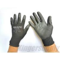 ราคา ถุงมือไนล่อนเคลือบPUสีดำGRAPE PU200B มาตรฐานCE 1คู่ แพค ถุงมือไนล่อนแบบทอ เคลือบด้วยวัสดุโพลียูรีเทนเต็มฝ่ามือ กระชับคล่องแคล่วขณะทำงาน (20365216175)