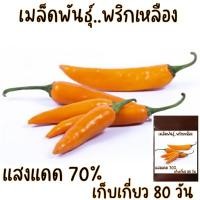 ราคา 20 เมล็ด พริกเหลืองมัน yellow hot เมล็ดพันธุ์พริกเหลือง (21956450193)