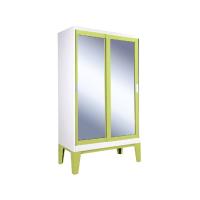 ราคา ตู้เสื้อผ้าบานเลื่อนกระจกขนาดสูง พร้อม 1 ราวแขวนและ 1แผ่นชั้น รวมขาทรงสูง เลือกกระจกได้2 กระจกฝ้า เงา มีใบกำกับภาษี (19574087518)