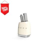 ราคา SMEG Smag Vintage Knife Holder 6 piece เซ็ตมีด สุดมินิมอล มีด มีดแล่ปลา มีดปังตอ มีดแล่ มีดครัว มีดแล่หมู มีดหั่นผัก (20992793322)