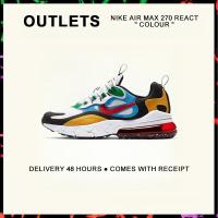 ราคา กล่องที่สมบูรณ์ Nike Air Max 270 React Colour Running Shoes DB5938 161 รับประกัน 1 ปี (21611619759)