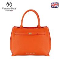 ราคา VICTORIA HYDE London กระเป๋าถือหนัง PU ของผู้หญิงผู้หญิงขนาดใหญ่สีดำสีนู้ดสีส้มสีน้ำเงิน (20619832327)