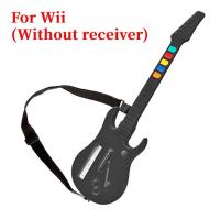 ราคา 2 In 1 Guitar Pattern Wireless Controller With Adjustable Strap Games Remote Wireless Controller For Wii Guitar Hero Game (18473582469)