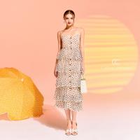 ราคา CALLING COSTUME เดรสสีครีมลายจุด สวย ฟุ้ง แต่งระบายผ้าเป็นชั้นๆ สายปรับความยาวได้ค่ะ สีสวย งานเป๊ะ ใส่ง่าย Dress CL825 (21729865454)