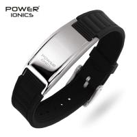 ราคา FDA Registration Power Ionics Antifatigue ซิลิโคนไทเทเนียมไอออน Balance ทัวร์มาลีเจอร์เมเนียม Charms สร้อยข้อมือสายรัดข้อมือกำไลข้อมือฟรีตัวอักษร (7426660574)