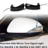 ราคา Car LED Dynamic Side Mirror Turn Signal Indicator Lamp for MAZDA 3 BL 2008 2014 for MAZDA 6 GH 2007 2015 (19463961163)