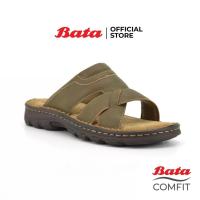 ราคา Bata MENS COMFIT รองเท้าแตะ รองเท้าเพื่อสุขภาพ ชายแบบสวม สีน้ำตาล รหัส 8614162 Mensandal Fashion SUMMER (3077770660)