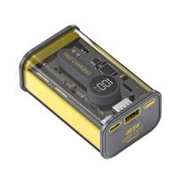 ราคา รับประกัน1ปี แบตเตอรี่สำรอง 10000 mAh 20000mAh Transparent Mini Power Bank พาวเวอร์แบงค์แท้ PD 22 5W ชาร์จเร็ว Fast Quick Charge สำหรับ iPhone 14 HUAWEI XIAOMI OPPO VIVO SAMSUNG REALME (17221885894)