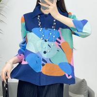 ราคา เสื้อยืดอัดพลีททรงหลวมแขนสามส่วนลำลองสำหรับผู้หญิงใหม่พิมพ์ลายเสื้อ (21886388126)