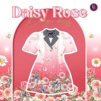 ราคา Boniga สีแดง Daisy Rose Blazer Dress เดรสสั้นงานพิมพ์ลายกุหลาบ กระดุมหน้า ปกลายสก็อต กระเป๋าข้าง มีซับใน เดรสเข้ารูป เดรสสั้นทำงาน (21913783618)