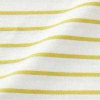 ราคา มูจิ เสื้อยืดคอปาดลายทางแขนสั้น ผู้หญิง MUJI Border Boat Neck Short Sleeve T Shirt (21835275866)