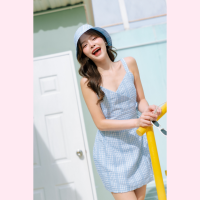 ราคา Babling Lovely Scott Dress And Bucket Hat (17073764856)