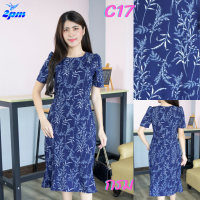 ราคา 2PM C17 เดรสแฟชั่น เดรสทำงาน ชุดทำงานสาวอวบ สาวไซส์อวบใส่ได้ ไซส์ M L XL XXL (21493106764)