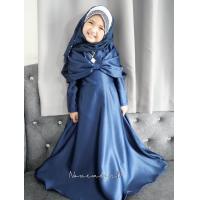 ราคา เดรสเด็ก ชุดเด็กมุสลิมหญิง รุ่นดาวิ ชุดเด็กออกงานน่ารัก ๆ (21962284517)