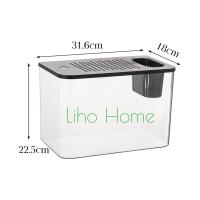 ราคา ตู้ปลาขนาดเล็ก ตู้ปลาพลาสติกใส ตู้ปลานาโน เหมาะสําหรับปลาเล็กปลาน้อยและกุ้ง ตกแต่งตู้ปลา (21655215479)