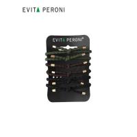 ราคา EVITA PERONI Poppy Pony Elastic Rubber Band 6 pcs Classic Hair Ties (21837496375)