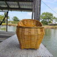 ราคา กระบุงเงินทอน กระบุงใส่เงิน กระบุงเงิน กระบุง สานจากไผ่ธรรมชาติ งานทำมือ (19888312713)