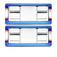 ราคา กรอบป้ายทะเบียนรถยนต์สแตนเลส กรอบป้ายทะเบียนไทเทเนียม ชุบทอง หน้าหลัง สแตนเลสแท้ มีอยู่ในรถทุกรุ่น มีอุปกรณ์ครบชุด มีกรอบป้ายทะเบียนโลหะผสมไทเทเนียม (21443577706)