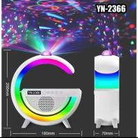 ราคา ลำโพงบลูทูธ YN 2366 แบบโคมไฟ LED พร้อมลำโพงบลูทูธ แท่นชาร์จไร้สาย เปลี่ยนสีโหมดไฟได้ ขนาดตั้งโต๊ะ ไฟกลางคืน (21445165412)