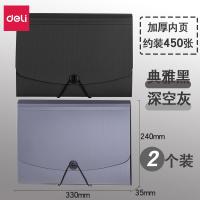 ราคา Deli กระเป๋าใส่แฟ้มเอกสาร13ช่องกระเป๋าเก็บเอกสารกระเป๋าใส่เอกสารพลาสติกหลายชั้นขนาด A4กระเป๋าใส่เอกสารข้อสอบแบบม้วนใส่เอกสารแทรกหน้าสำนักงานสำหรับนักเรียน (19828308863)