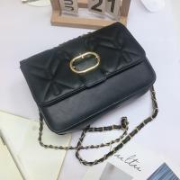 ราคา GS604 กระเป๋าสะพายหน้าจดหมายสายสะพายโซ่ทอง กระเป๋าแฟชั่นกระเป๋าสะพาย ใบใหญ่ 24X18CM (21741380063)