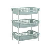 ราคา INDEX LIVING MALL ชั้นวางของ 3 ชั้น รุ่นอีโค่ สีเขียว (19555449073)