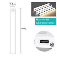 ราคา MQQ ไฟเซ็นเซอร์ LED ไฟกลางคืนชาร์จ USB ไฟตู้เสื้อผ้า ไฟติดห้องนอน โคมไฟไร้สาย ไฟเซนเซอร์อัตโนมัติ โคมไฟเซ็นเซอร์ โคมไฟติดผนังห้องนอน ไฟทางเดิน ติดตั้งง่าย (21789339805)