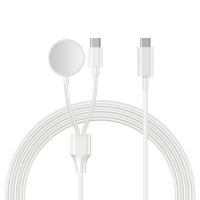 ราคา เครื่องชาร์จนาฬิกาข้อมือ Galaxy แบบ2 In 1เข้ากันได้กับนาฬิกา Samsung Galaxy 6 Classic 6 5 Pro 5 USB C ถึง USB C สายชาร์จใช้ได้กับ Galaxy S23 22 21 20 10หรืออุปกรณ์ USB C อื่นๆ (21061277207)