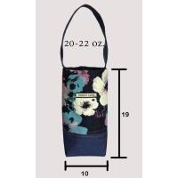 ราคา Flower Jeans Tumbler bag กระเป๋าใส่แก้วน้ำ จากผ้ายีนส์ ลายพิมพ์ดอกไม้ สวยๆ พร้อมจัดส่ง (16576056703)