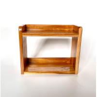 ราคา ใหม่ ชั้นวางของมินิไม้สัก 2 3 ชั้น ชั้นวางไม้สักแท้เคลือบผิวเงางามจัดระเบียบสิ่งของต่างๆให้อย่างสวยงาม (19967635433)