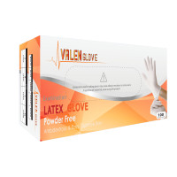 ราคา ถุงมือลาเท็กซ์ ถุงมือสีขาว ถุงมืออเนกประสงค์ แบบไม่มีแป้ง Powder Free Latex Gloves สีขาว White (21995027108)