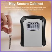 ราคา Wall Mounted Key Lock Box with 4 Digit Combination Lock Key Secure Cabinet Store Up To 5 Key Password Key Box for Home School Hotel Construction Site (21914474150)