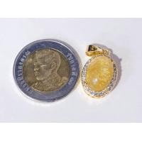 ราคา จี้เพชร เทียม หินไหมทอง ชุบทองคำ24k ใส่ได้นาน ลอกได้ยาก ไม่แพ้ง่าย หลากหลายสไตล์ให้เลือก (21315530659)