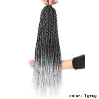 ราคา ผมต่อผมบิดเกลียวเซเนกัลสังเคราะห์แฮร์พีซถักเปีย Braids ในเซเนกัลผมผมเปียสีสันสดใสถักโครเชต์กล่องใส่ผมผมเปีย (20907749006)