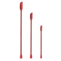 ราคา ใหม่ซิลิโคนไม้พายเคล็ดลับมินิสองหัวเครื่องสำอางครีมไม้พายแยมเค้กครีมไม้พายชุด3ชิ้น (21725176549)