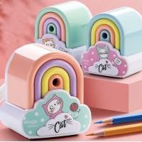 ราคา เครื่องเหลาดินสอ กบเหลาดินสอ สายรุ้ง คละลาย กบเหลาดินสอมือหมุน กบเหลาดินสอ มือหมุน กบเหลา ที่เหลาดินสอ พร้อมส่ง (21630644527)