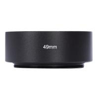 ราคา 49mm Mount Standard Metal Lens Hood for Canon Nikon Pentax Sony Olympus (18907298197)