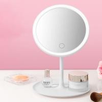 ราคา กระจกมีไฟ LED แบตเตอร์รี่ 2500mAh 3ระดับ กระจกแต่งหน้าถาดเก็บของ กระจกแต่งหน้าLED กระจกมีไฟส่องหน้า มีไฟ แบบพกพา (21981138596)