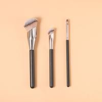 ราคา OVW Makeup Brushes 3Pcs Foundation Contour Brush Concealer Brush Blusher Brush Face Blush Eyeshadow Brush Contour Liquid Blending Makeup brush set Black (20534444652)