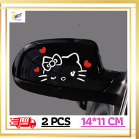 ราคา HONGYI พร้อมส่ง 2 ชิ้นสติกเกอร์ติดรถ สติ๊กเกอร์ติดข้างรถ สติ๊กเกอร์ติดกระจก สติ๊กเกอร์รถยนต์ ของแต่งรถ กันน้ำ สติ๊กเกอร์แมว (1087398673)