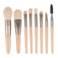 ราคา พร้อมส่งแปรงแต่งหน้า 1 เซต มี 8 ชิ้น แปรงแต่งหน้าขนาดพกพา แปรงแต่งตา ขนแปรงนุ่ม พร้อมถุง ครบเซต มี 4 สี LA116 (21458853341)