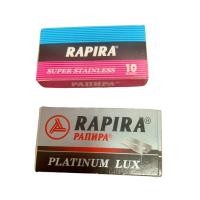 ราคา Russian Double Edge Rapira Assortment Super Stainless and Platinum Lux Razors 2 Packs 15 Blades (21566618915)