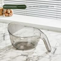 ราคา I Home appliances Kitchen multi function spoon wash rice pet sieve wash rice basin wash rice drain basket fruit basket wash vegetable basket (21898685025)