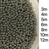 ราคา ลูกปัดเงิน ลูกปัดทอง ขนาดต่างๆ ลูกปัดพลาสติกสีเงิน สีทอง ทรงกลม สำหรับตกแต่งเครื่องประดับ งานฝีมือ (21280708977)