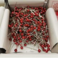 ราคา เข็มหมุดหัวกลม เข็มหมุดอย่างดี หัวแหลม กล่องละ 400 ตัว (19486373690)