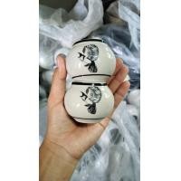 ราคา แก้วน้ำนกเซรามิครูปนกขนาดกลาง1คู่คละสี (21540713802)